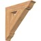 Ekena Millwork Traditional Traditional Smooth Bracket, Western Red Cedar, 5 1/2"W x 28"D x 28"H BKT06X28X28TRA01SWR - alternate 1